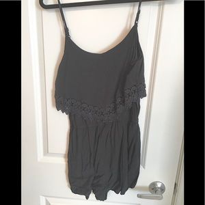2 for$15. Garage double layer romper with lace.
